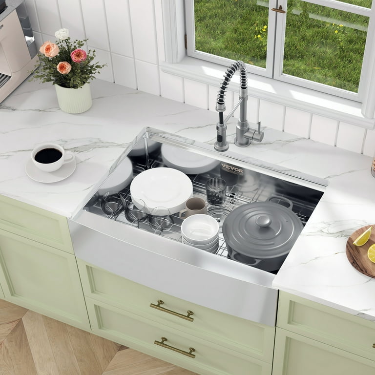 304 Stainless Steel Kitchen Sink Double Sink Home Kitchen item Above  Counter Dish Washing vegetable Basin