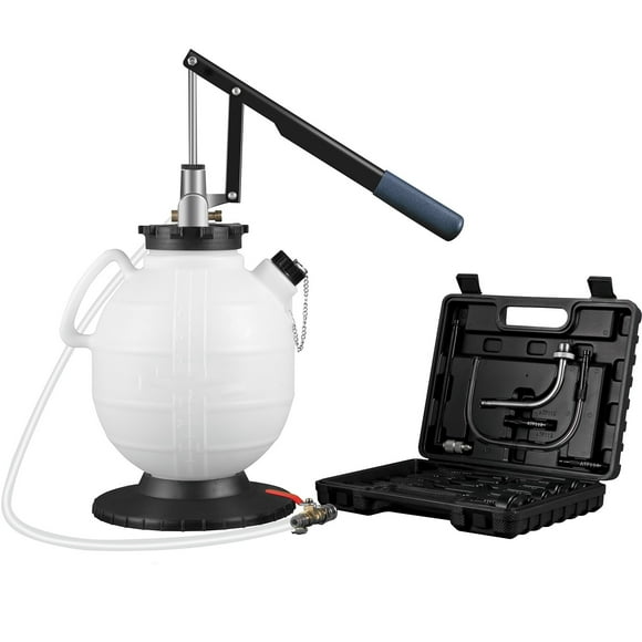 BENTISM Transmission Fluid Pump Manual ATF Refill System Dispenser, Oil and Liquid Extractors 7.5 Liter Large Capacity, Automatic Transmission Fluid Pump Tool Set with 15 Pieces ATF Filler Adapters