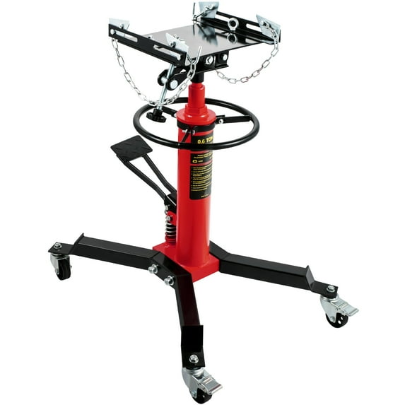 VEVOR Transmission Jack 1322 lbs 2-Stage Hydraulic High Lift Vertical Telescopic