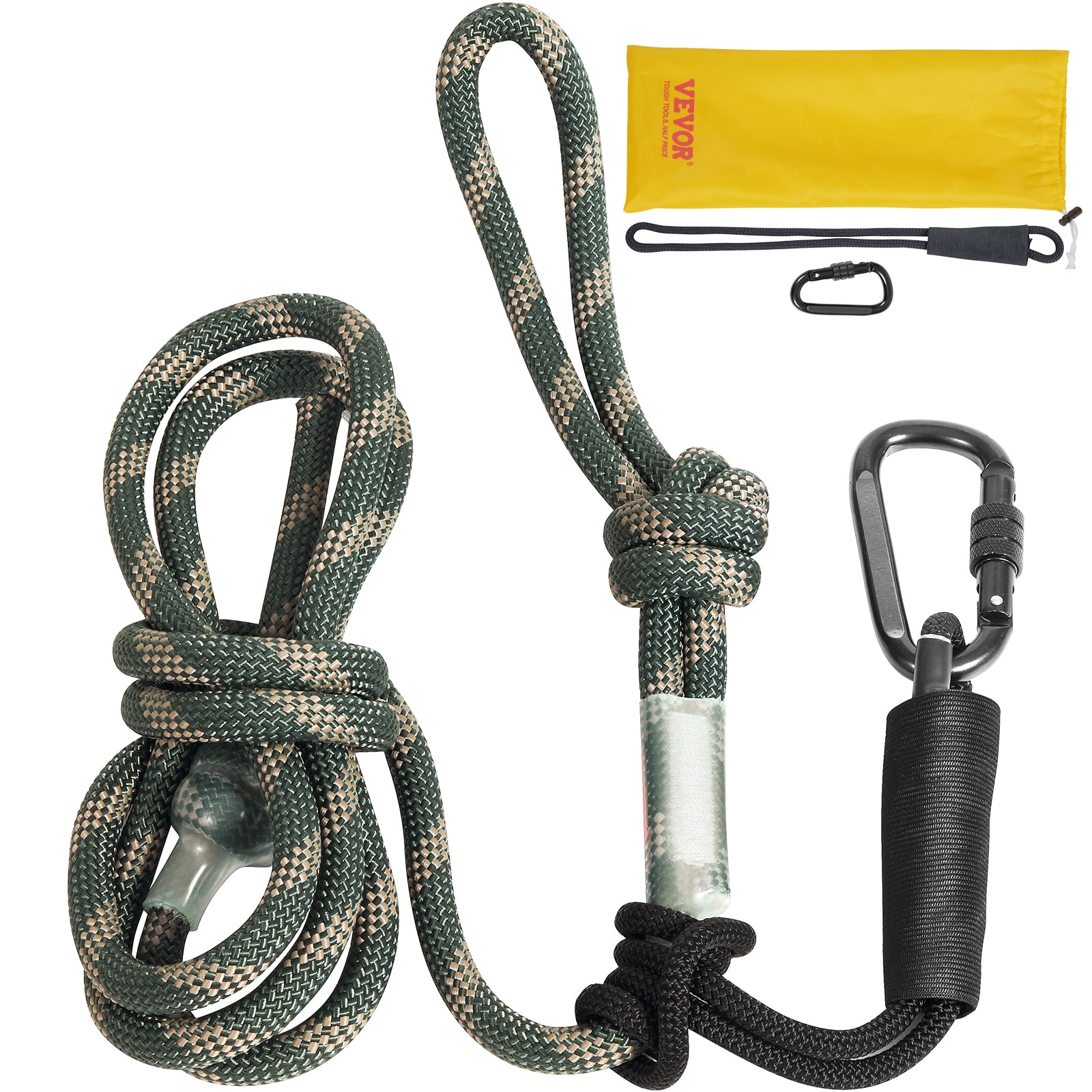 BENTISM Tree Stand Safety Rope, 9 ft/27.43 m Treestand Lifeline Rope