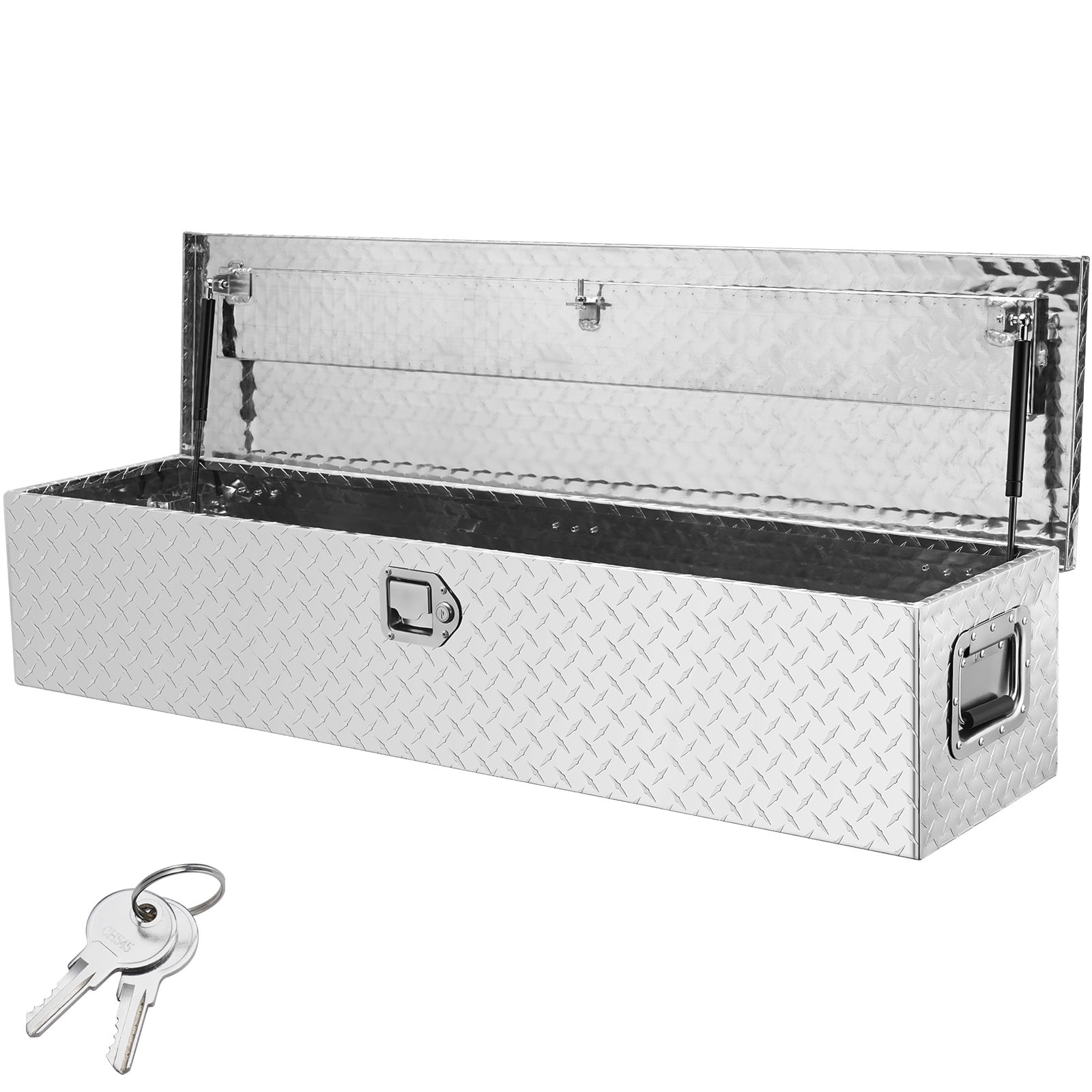 Tread　Duty　Tool　Bed　Box　Storage　frperce　Pick-Up　Box、Trailer　with　Box-　48X　Truck　Bar　15Silver　15X　Aluminum　Truck　Tool　LockKeys、Heavy　Tool