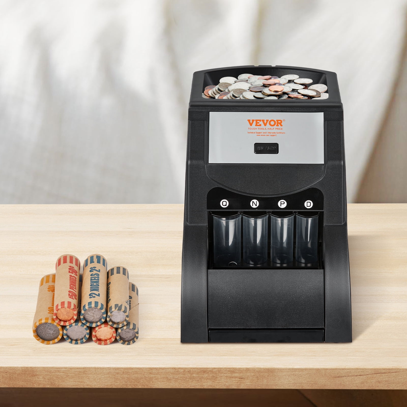 BENTISM USD Coin Sorter Coin Counter Wrapper and Roller 230 Coins/min 4