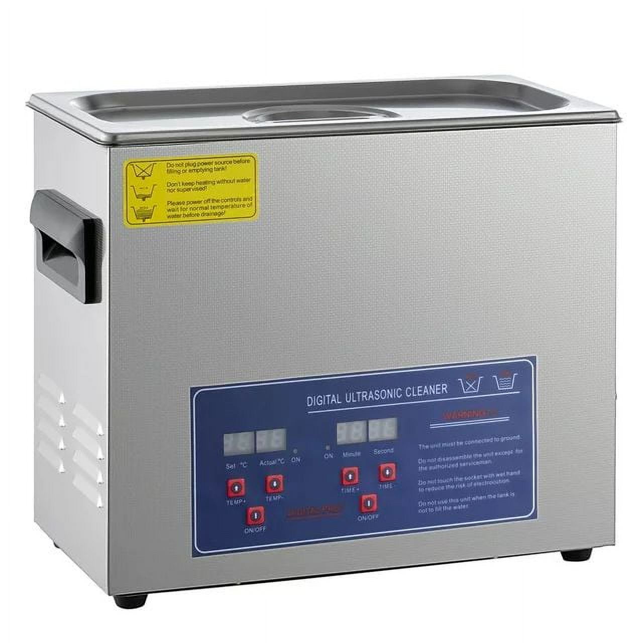 BENTISM Ultrasonic Cleaner 3L Sonic Cleaner Stainless Steel Heated