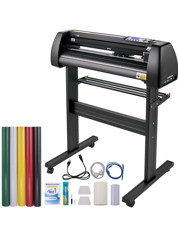 Vinyl Cutter, Vinyl Printer, 720mm, 28", Plotter, UDisk Machine Sign Making Aluminum 37.8 x 13 x 16.5 in