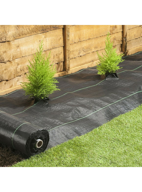 BENTISM Weed Barrier Landscape Fabric Geotextile Underlayment 6 x 250 ft PP Woven