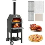 BENTISM Wood Fried Pizza Oven Portable Wood Fired Machine Wood Burning Pizza Oven