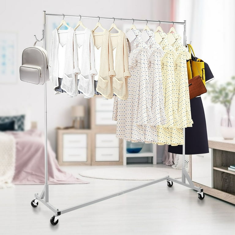 【CPGN STUDIO】Heavy Overfit Midline Vertical Logo BENTISM Z-Truck Clothing Rack Rolling Garment Z Rack
