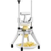 VEVOR Commercial Vegetable Fruit Chopper 1/2  Blade Heavy Duty Professional Food Dicer Kattex French Fry Cutter Onion Slicer Stainless Steel For Tomato Peppers Potato Mushroom, Silver
