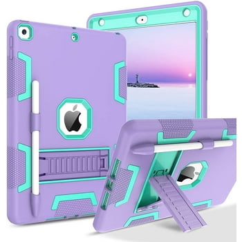 BENTOBEN 10.2'' iPad 9th Gen/8th Gen/7th Gen Case, iPad 2021/2020/2019 Case, 3 in 1 Protective Cover with Stand Pen Holder Heavy Duty Rugged Shockproof