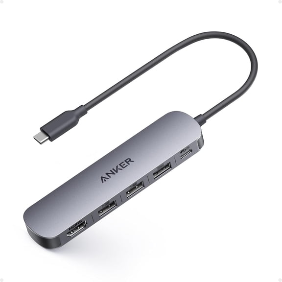 BENTOBEN 5-in-1 USB C Hub, 4K HDMI Output, 100W PD Charging Port, 3 USB A Data Ports, Compact USB C Dongle Compatible with MacBook Pro/Air, iPad Pro, iMac, iPhone 17/16/15, XPS, ThinkPad