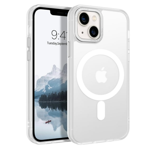 BENTOBEN Case for iPhone 13 Mini Compatible with Mag-Safe, 5.4" Tpu Matte Shockproof Anti-Scratch Protective Cover, Black