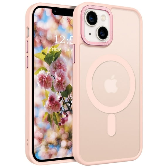 BENTOBEN Case for iPhone 13 Mini Compatible with Mag-Safe, 5.4" Tpu Matte Shockproof Anti-Scratch Protective Cover, Black