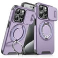thumbnail image 1 of BENTOBEN Case for iPhone 14 Plus /iPhone 15 Plus 6.7", Built In Slide Camera Cover & Rotatable Kickstand Ring Heavy Duty ShockProof Protective Case, 1 of 8