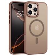 BENTOBEN Case for iPhone 16 Pro Max Compatible with Mag-Safe 6.9" Metal Frame Slim Tpu Matte Shockproof Protective Cover