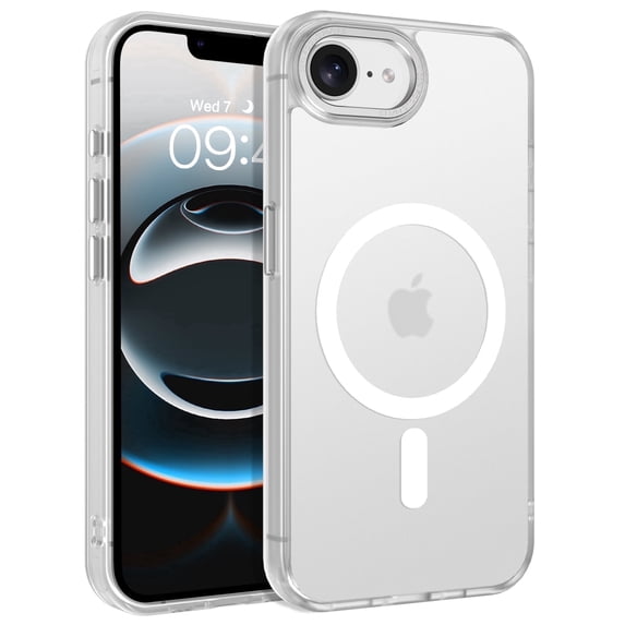 BENTOBEN Case for iPhone 16e (2025) / iPhone 17e (2026) 6.1" Compatible with Mag-safe Matte Shockproof Anti-Scratch Protective Cover Magnetic Case Matte White