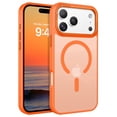 thumbnail image 1 of BENTOBEN Case for iPhone 17 Pro (2025) / Case for iPhone 18 Pro (2026) 6.3" Compatible with Mag-Safe Metal Frame Slim Tpu Matte Shockproof Protective Cover Orange, 1 of 8
