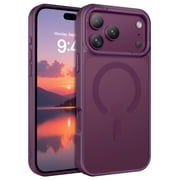 BENTOBEN Case for iPhone 17 Pro Max 2025 / Case for 18 Pro Max 2026 6.9" ,Compatible with Mag-Safe Metal Frame Slim Tpu Pc Matte Shockproof Red