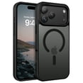 thumbnail image 1 of BENTOBEN Case for iPhone 17 Pro Max 6.9" Compatible with Mag-Safe Metal Frame Slim Tpu Pc Matte Shockproof Black, 1 of 7