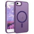 thumbnail image 1 of BENTOBEN Case for iPhone 8/ 7/ SE(2022/2020) Magnetic Translucent Matte Shockproof Anti-Scratch Protective Cover , Dark Purple, 1 of 8
