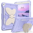 thumbnail image 1 of BENTOBEN Case for iPad 9th/8th/7th Gen with Butterfly Kickstand and Pencil Holder, 10.2" Pc Tpu Heavy Duty Hard Rugged Protective Cover for iPad 10.2 inch for Girls Women Kids, 1 of 9