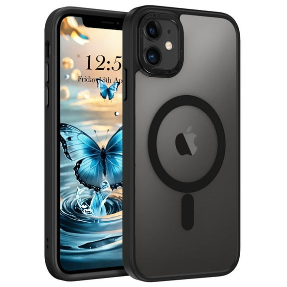 BENTOBEN Case for iPhone 11 [Compatible with Mag-Safe], 6.1 inch Translucent Matte Slim Tpu Pc Anti Slip Full Protective Cover Shockproof Magnetic Case