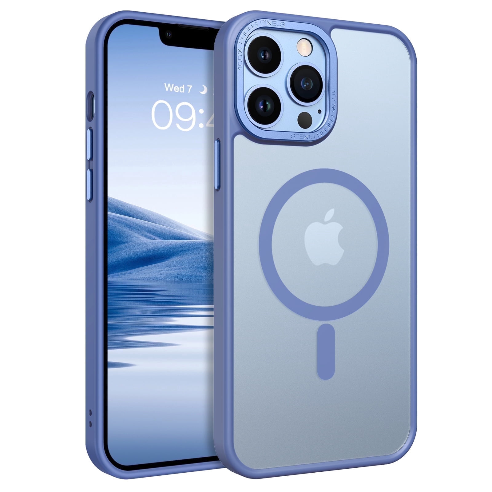 BENTOBEN Case for iPhone 13 Pro Compatible with Mag-Safe, 6.1" Tpu Magnetic Car Mount Support, Anti-Fingerprint Shockproof Protective Cover for iPhone 13 Pro 6.1 inch