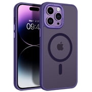 BENTOBEN Case for iPhone 14 Pro Compatible with Mag-Safe, 6.1" Tpu Magnetic Car Mount Support, Anti-Fingerprint Shockproof Protective Cover for iPhone 14 Pro 6.1 inch