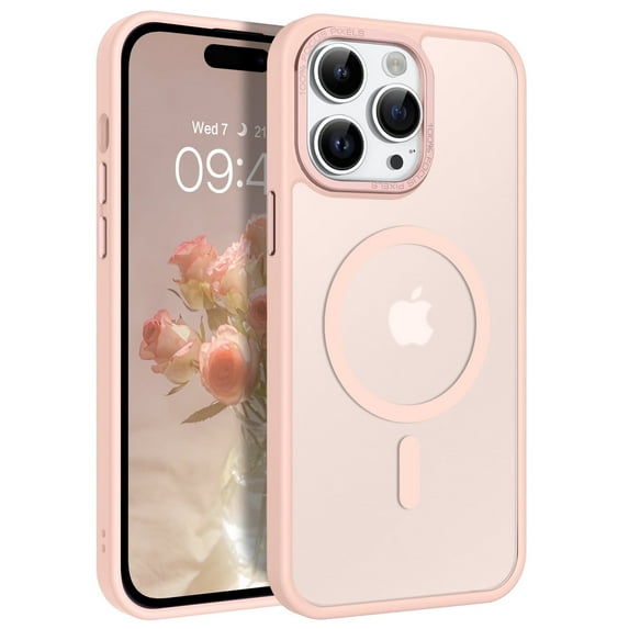 BENTOBEN Case for iPhone 14 Pro Compatible with Mag-Safe, 6.1" Tpu Magnetic Car Mount Support, Anti-Fingerprint Shockproof Protective Cover for iPhone 14 Pro 6.1 inch