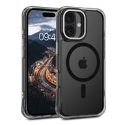BENTOBEN iPhone 17 Case with Magnetic 6.3" Clear Tpu Pc Anti Slip Full Protective Case, Precision Cut Magnetic Phone Case, Strong Magnetic Suction Case for iPhone 17