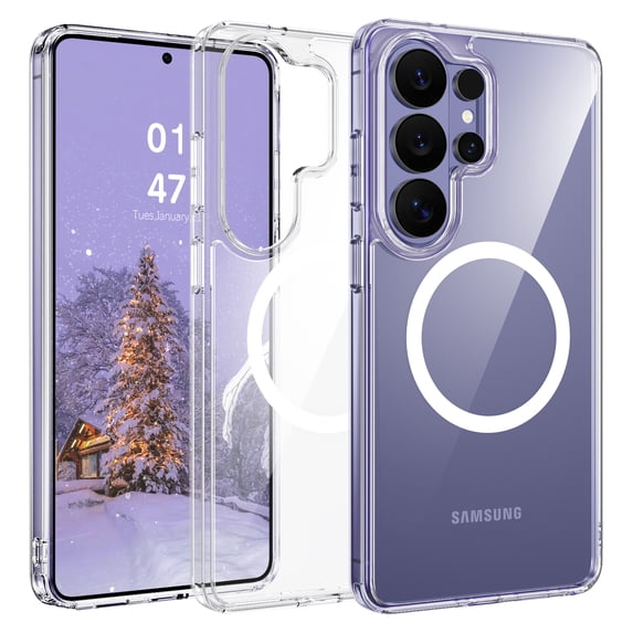 BENTOBEN Clear Magnetic Case for Samsung Galaxy S26 Ultra 6.9in with Camera Protection and Mag-safe