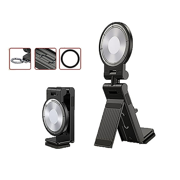 BENTOBEN for Mag-Safe Airplane Phone Holder, Travel Accessories Essentials Universal Airplane Accessories Handsfree Portable Magnetic Phone Holder