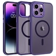 thumbnail image 1 of DUEDUE Magnetic iPhone 14 Pro Case,6.1" Compatible with Mag-Safe,Translucent Matte Slim Shockproof Cover Case for iPhone 14 Pro,Purple, 1 of 6