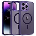 thumbnail image 1 of iPhone 14 Pro Case 6.1 Inch DUEDUE -Compatible with Mag-Safe,Magnetic Matte Slim Shockproof Cover Case for iPhone 14 Pro,Purple, 1 of 6