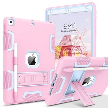 BENTOBEN Case for iPad 9th Gen with Pencil Holder, Compatible with iPad 8th/ 7th Gen, 10.2" Pc Tpu Shockproof Rugged Shockproof Kickstand Hybrid Bumper Protective Cover