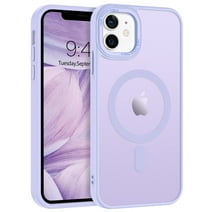 BENTOBEN iPhone 11 Case , 6.1" Slim Translucent Matte Magnetic Shockproof Protective Anti Slip Women Men Cover Case for iPhone 11 6.1 inch , Light Purple