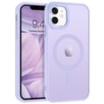 thumbnail image 1 of BENTOBEN iPhone 11 Case , 6.1" Slim Translucent Matte Magnetic Shockproof Protective Anti Slip Women Men Cover Case for iPhone 11 6.1 inch Light Purple, 1 of 11