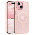 thumbnail image 1 of BENTOBEN iPhone 15 Plus Case Compatible with Mag-Safe, 6.7" Tpu Magnetic Car Mount Support, Anti-Fingerprint Shockproof Protective Cover for iPhone 15 Plus 6.7 inch, Pink, 1 of 7