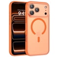 thumbnail image 1 of DUEDUE iPhone 17 Pro Max 6.9", Compatible with Mag-Safe, Magnetic Slim Matte Shockproof Cover Case For iPhone 17 Pro Max, Orange, 1 of 7