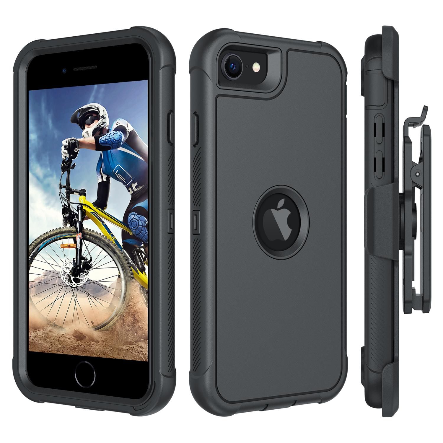 BENTOBEN iPhone SE 2022 Case, Heavy Duty [3 Layers] Shockproof Full