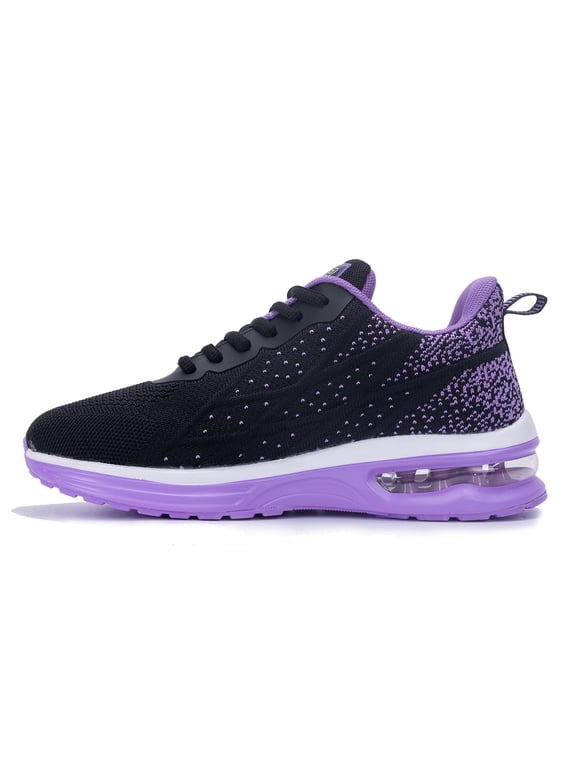 Women Running Shoes and Breathable Air Sneakers Tennis Walking Shoes Lightweight Casual Sneakers for Gym Travel Work Size 8