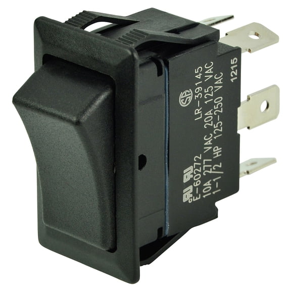 BEP 1001712 DPDT Rocker Switch - 12V/24V -