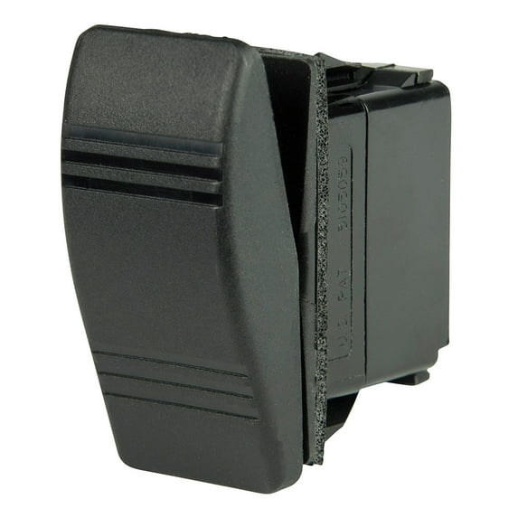 4" Black BEP Marine SPST Durable Contura Switch