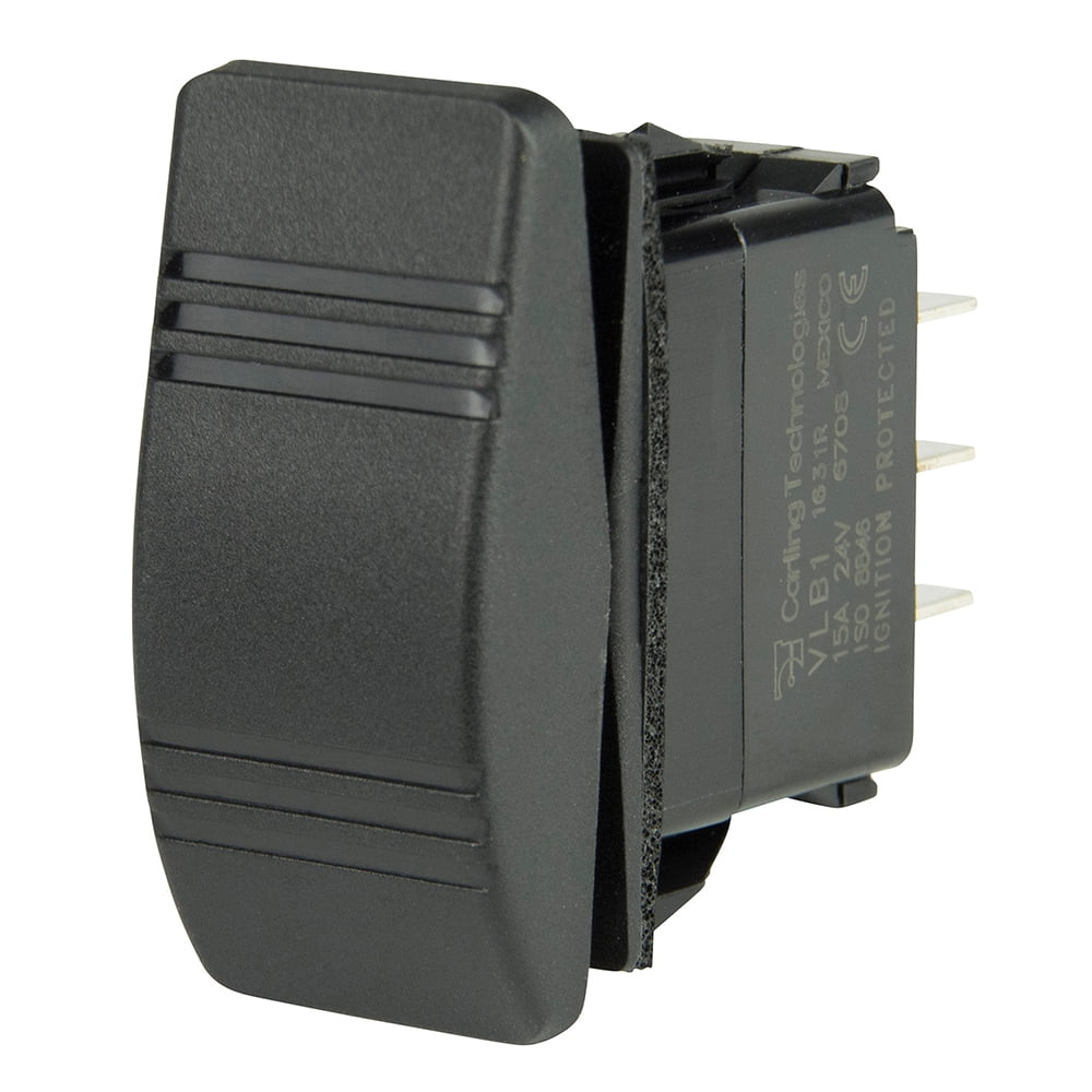 BEP 1001809 Weather Resistant Contura Dimmer Rocker Switch, (On)-Off–(On), DPDT, 1/4" Blade Terminals
