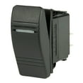 thumbnail image 1 of 4" Black BEP Marine DPST Durable Contura Switch - 1 Amber LED, 1 of 2