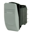 thumbnail image 1 of BEP 1001812 Contura Rocker Switch Weather Resistant On-On DPDT 1/4" Blade Terminals Illuminated Amber for Marine / Industrial 12V-24V Systems, 1 of 2