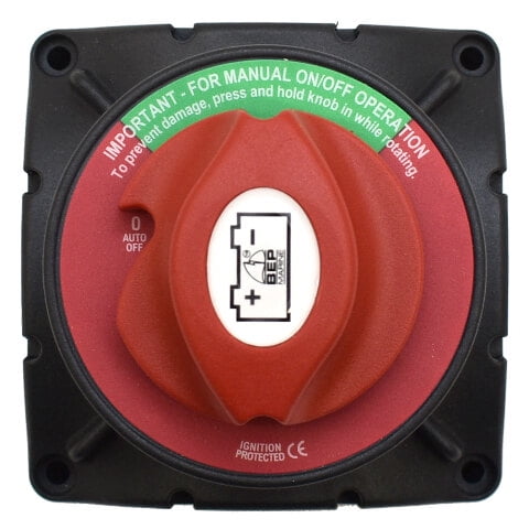 BEP Boat Remote Battery Switch 720-MD0 | Gray 500A w/ Optical Sensor