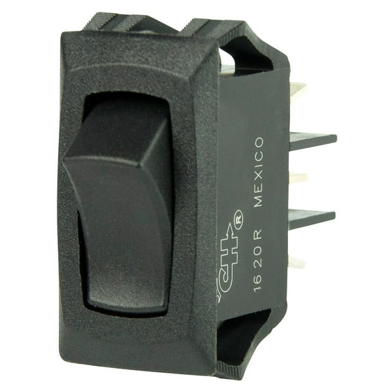 BEP Curved SPDT Mini Rocker Switch - 12V - ON/ON | Bundle of 2