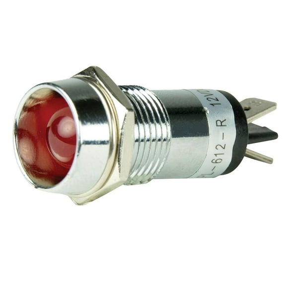 BEP LED Pilot Indicator Light - 12V - Red | Bundle of 10
