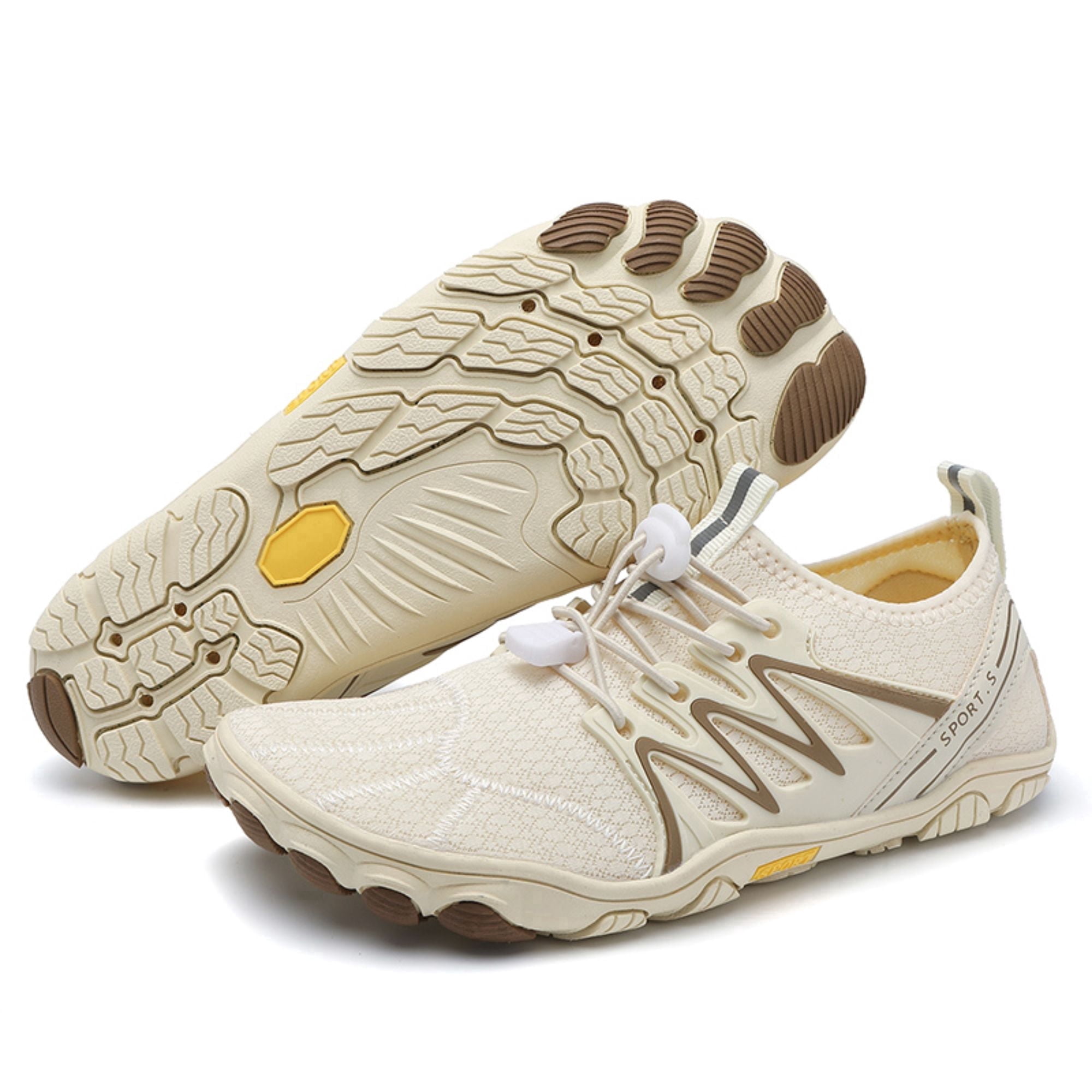 BERANMEY Barefoot Shoes for Women & Men Wide Toe Box Hiking Water Shoes Non-Slip Breathable Swim Surf Shoes for Beach Pool Aqua Running & Walking Fast Drainage & Waterproof Design