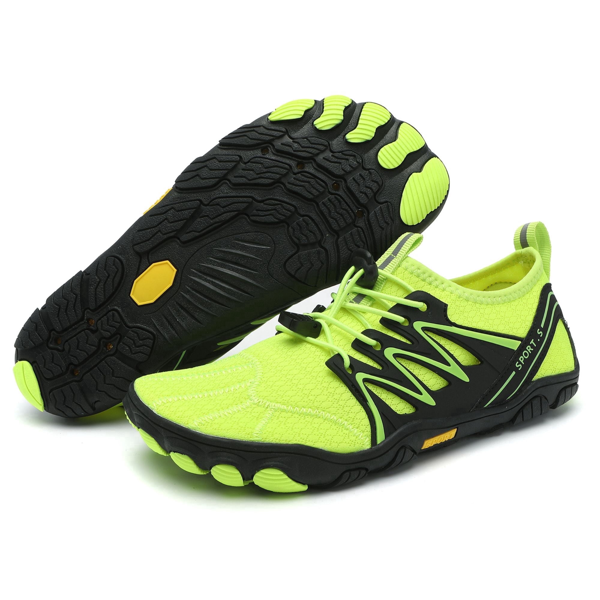 BERANMEY Barefoot Shoes for Women & Men Wide Toe Box Hiking Water Shoes Non-Slip Breathable Swim Surf Shoes for Beach Pool Aqua Running & Walking Fast Drainage & Waterproof Design